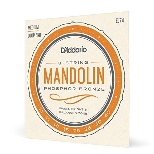 D'Addario D'Addario EJ74 Phosphor Bronze Mandolin Strings, Medium 11-40